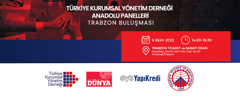 TKYD Anadolu Panelleri Trabzon Buluşması TTSO’da yapılacak