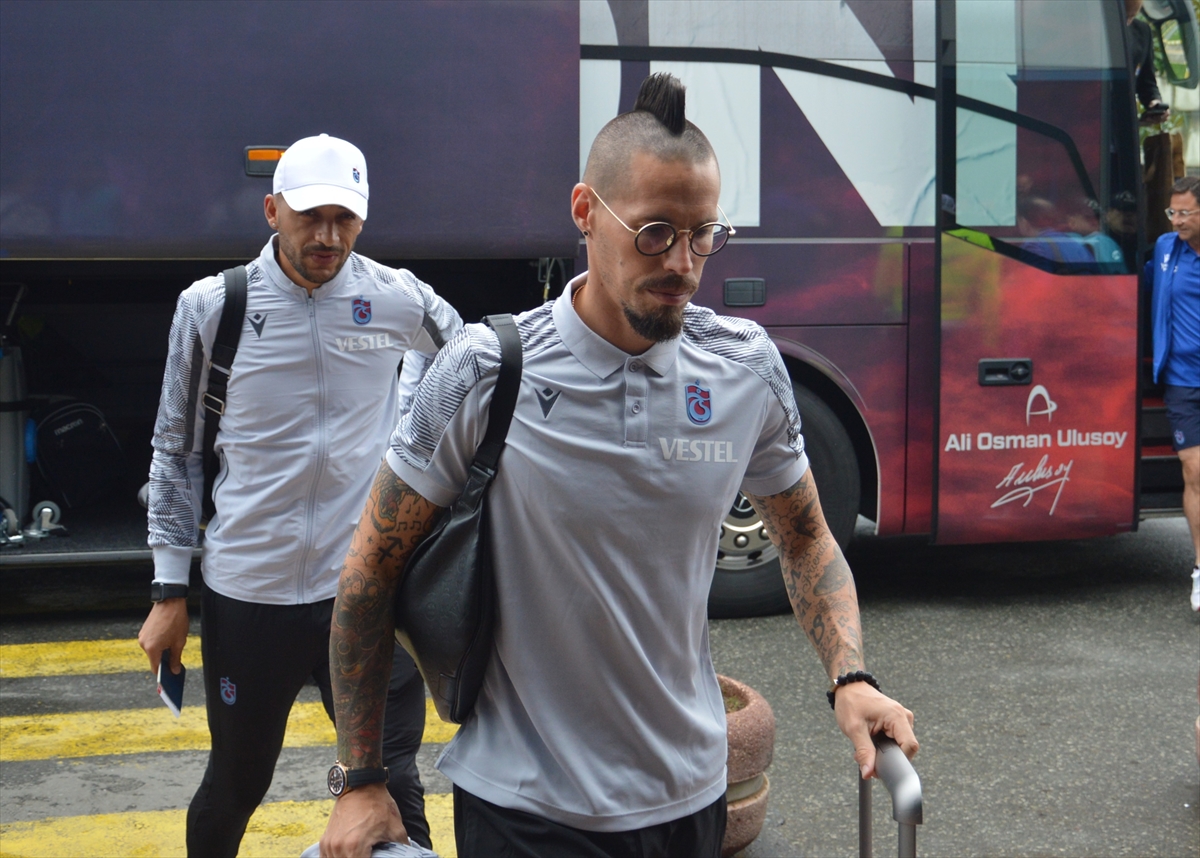 Trabzonspor kafilesi Monaco karşılaşması için Fransa’ya gitti