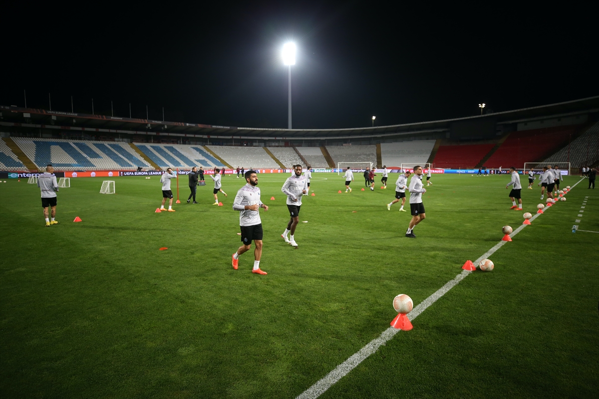 Trabzonspor, Kızılyıldız maçı hazırlıklarını tamamladı