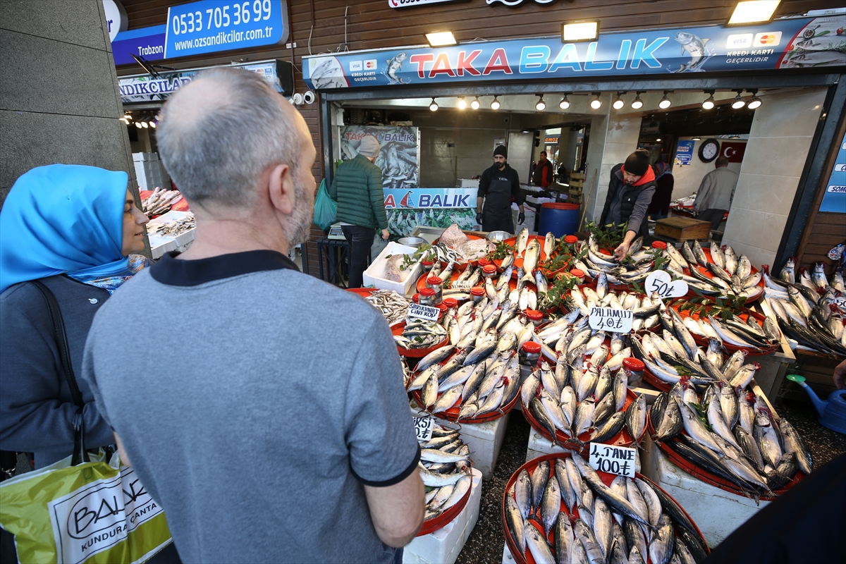 Trabzon’da balıkçıların tezgahlarında palamut bolluğu yaşanıyor