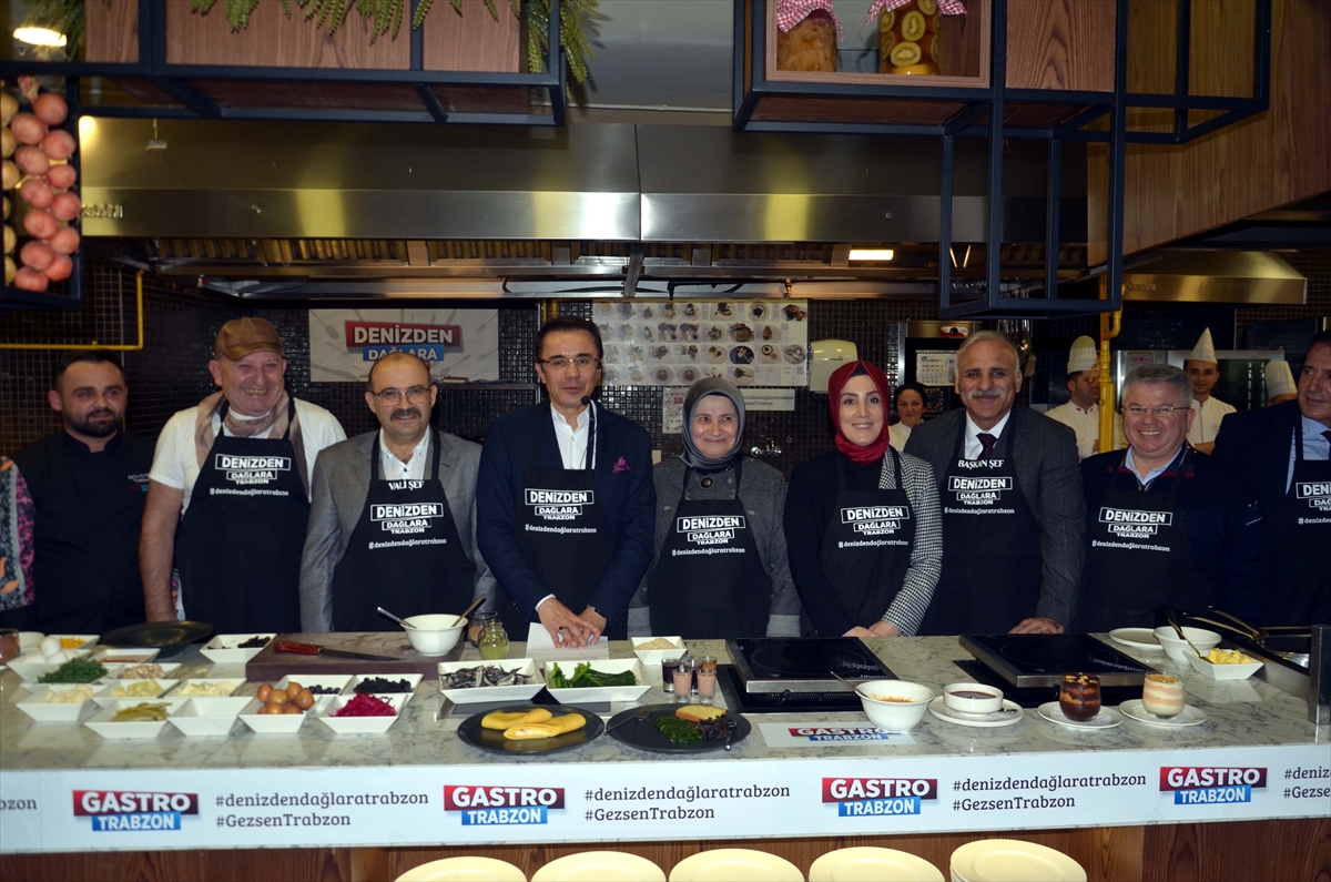 “Denizden Dağlara Gastro Trabzon” projesinde Trabzon lezzetleri tanıtıldı