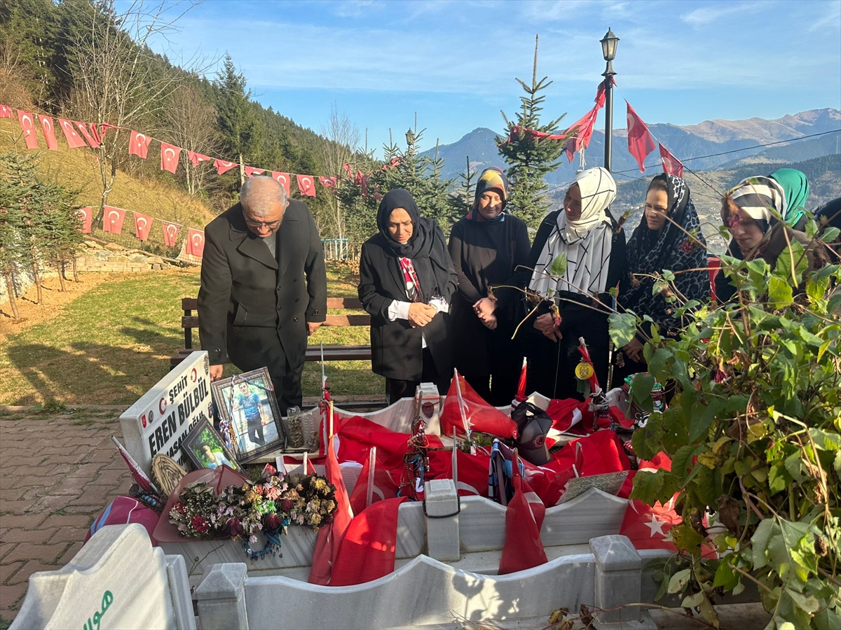 Şehit Eren’lerin anneleri Trabzon’da bir ara geldi