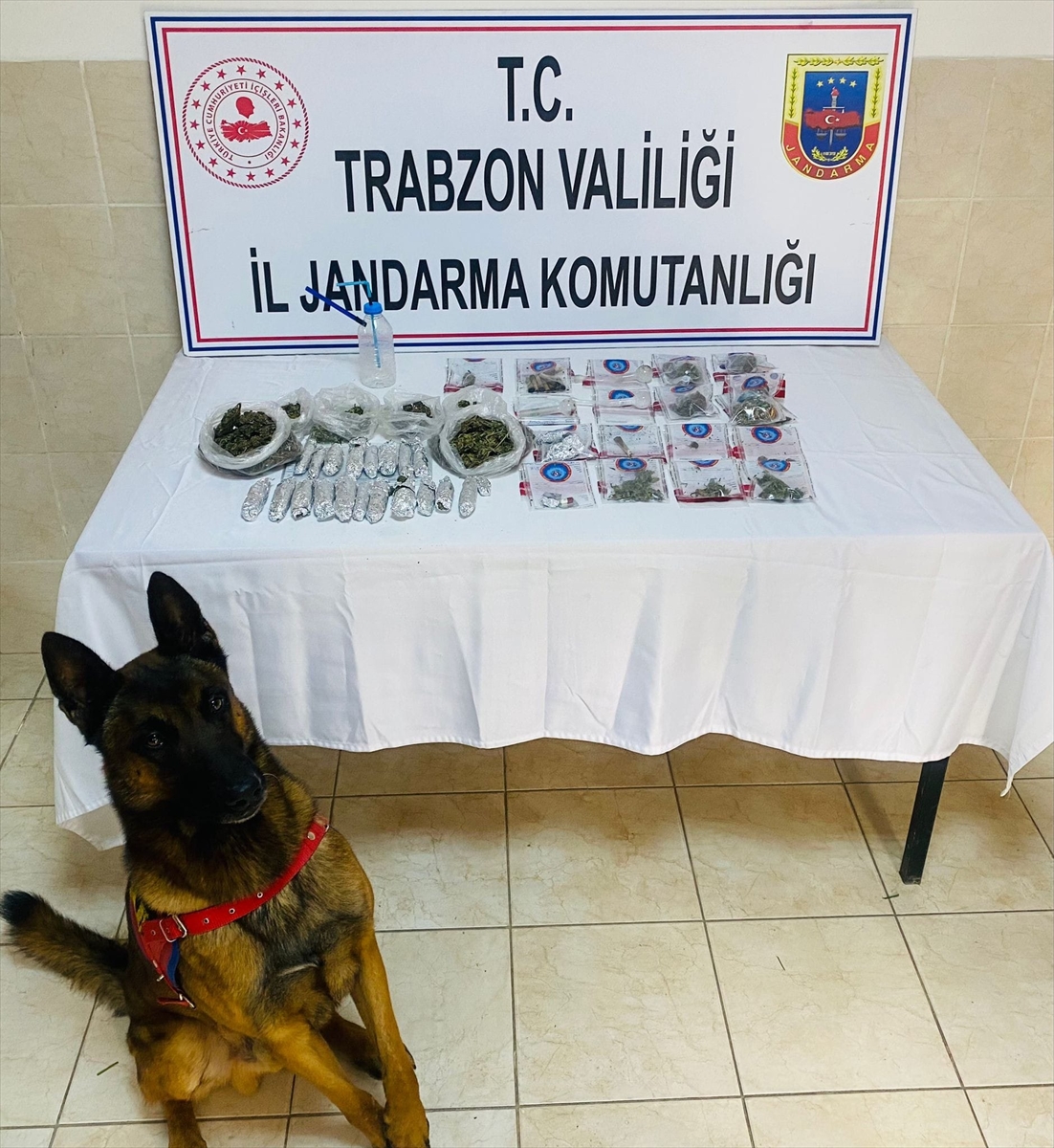 Trabzon’daki uyuşturucu operasyonunda 2 kişi yakalandı