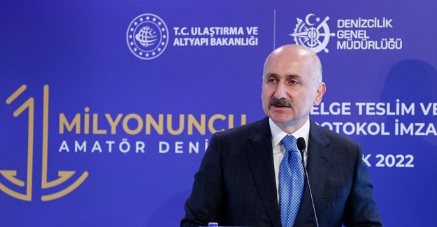 Bakan Karaismailoğlu: 2023 yılından önce 1 milyon amatör denizci hedefine ulaşıldı