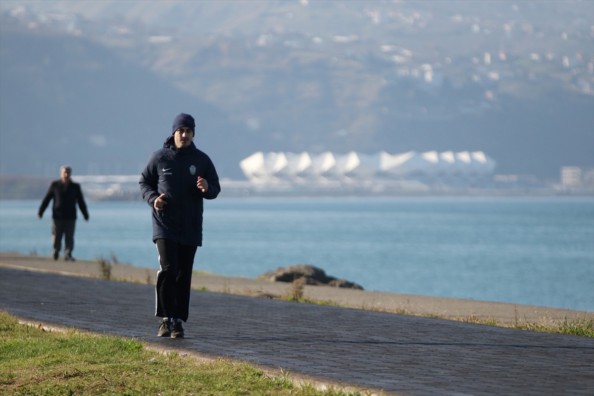 Trabzon’da güneşli hava