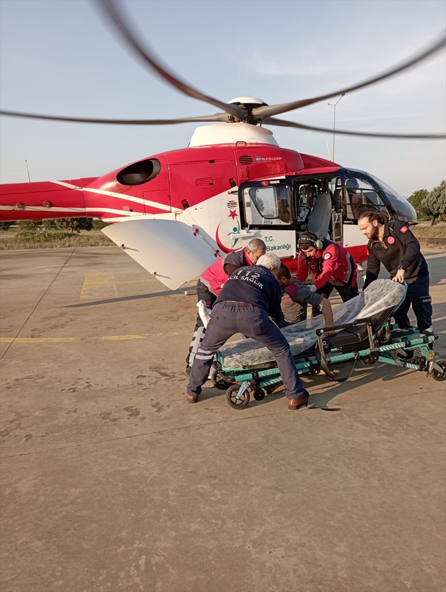 Trabzon’da geçen yıl ambulans helikopterle 298 hasta nakledildi
