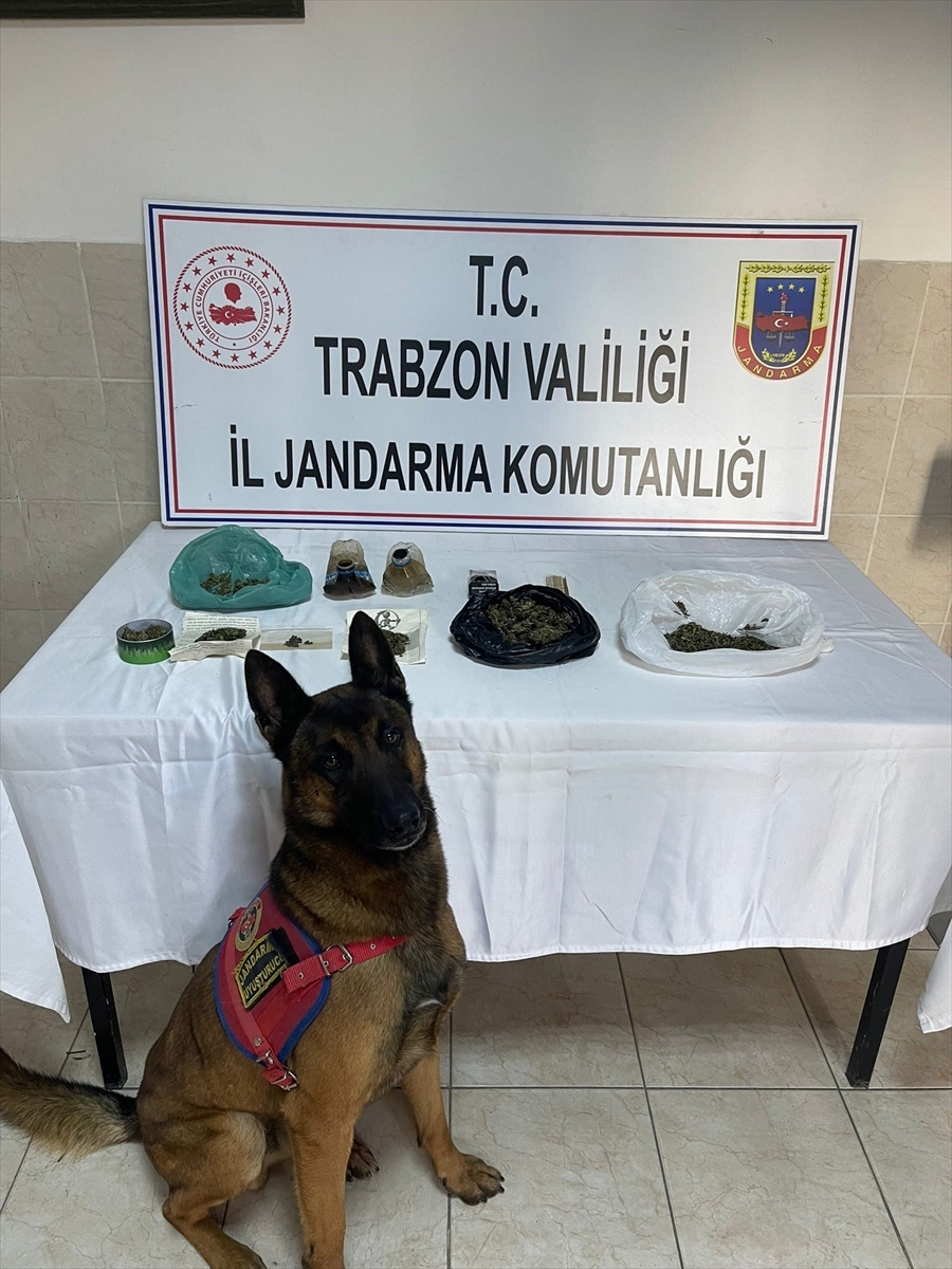 Trabzon’daki uyuşturucu operasyonunda 2 kişi yakalandı