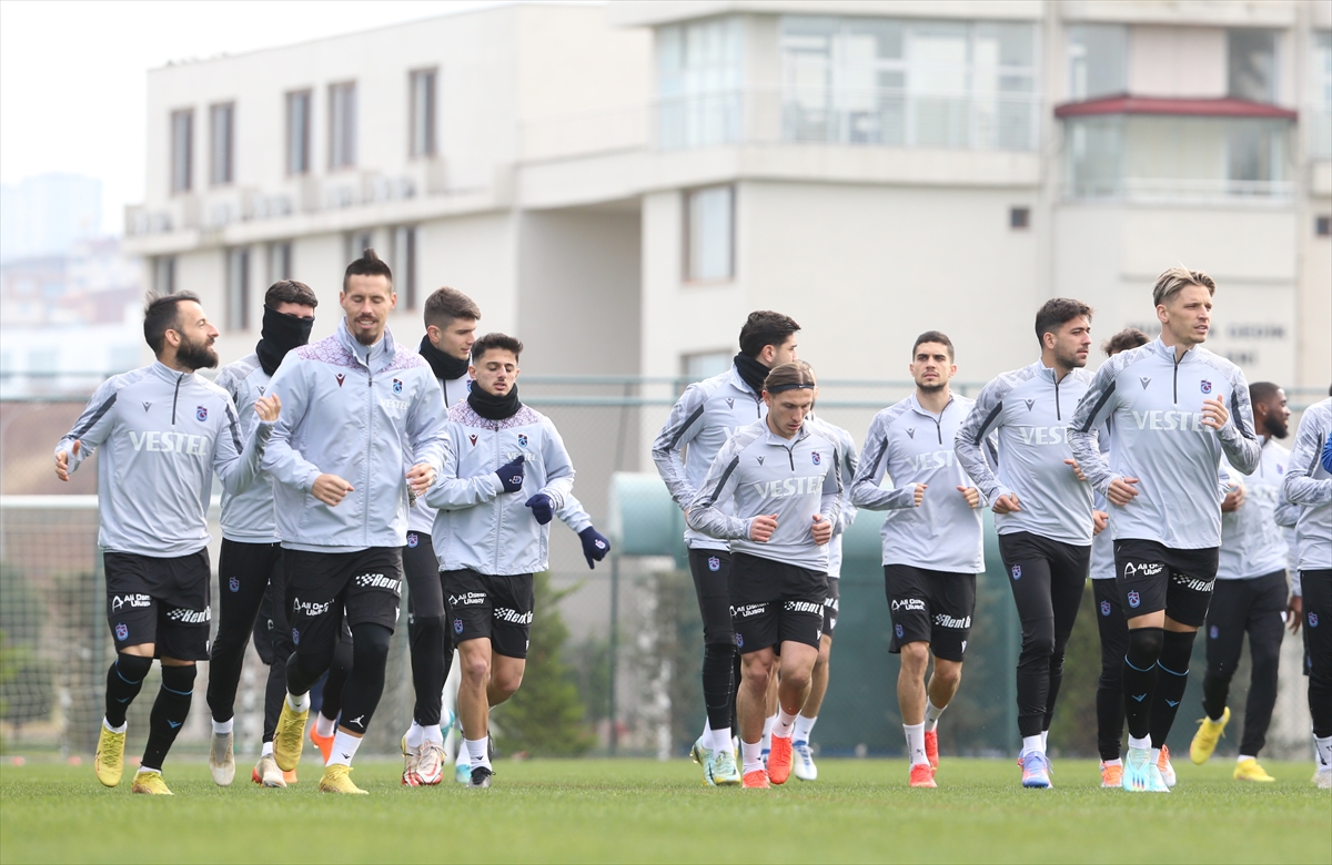 Trabzonspor, Hatayspor maçı hazırlıklarını sürdürdü