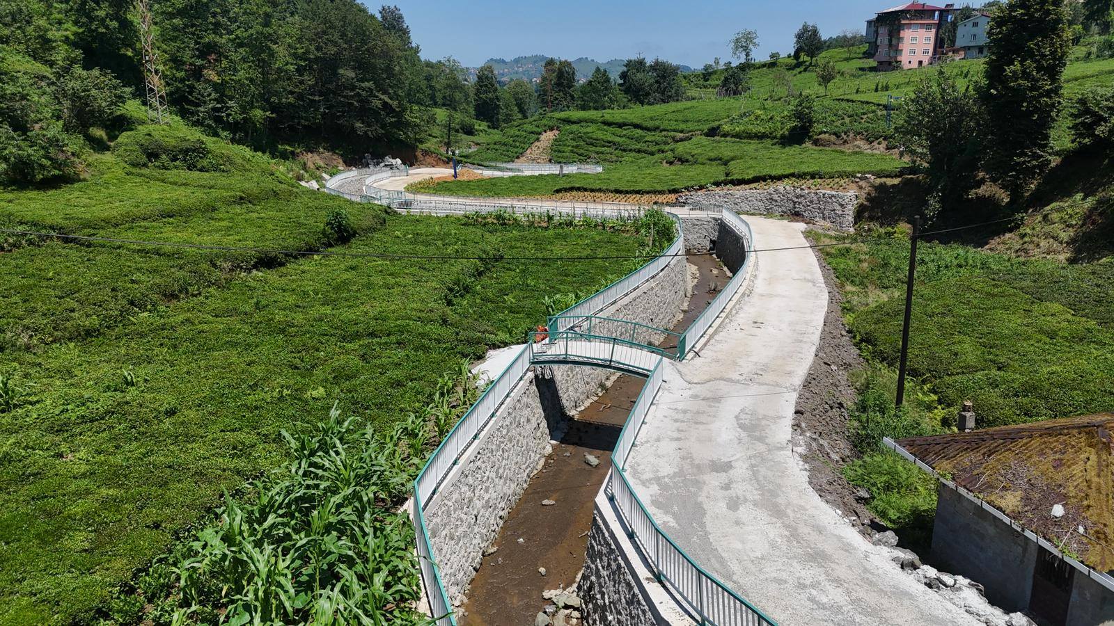 Karaömer Deresi Islahı Tamamlandı