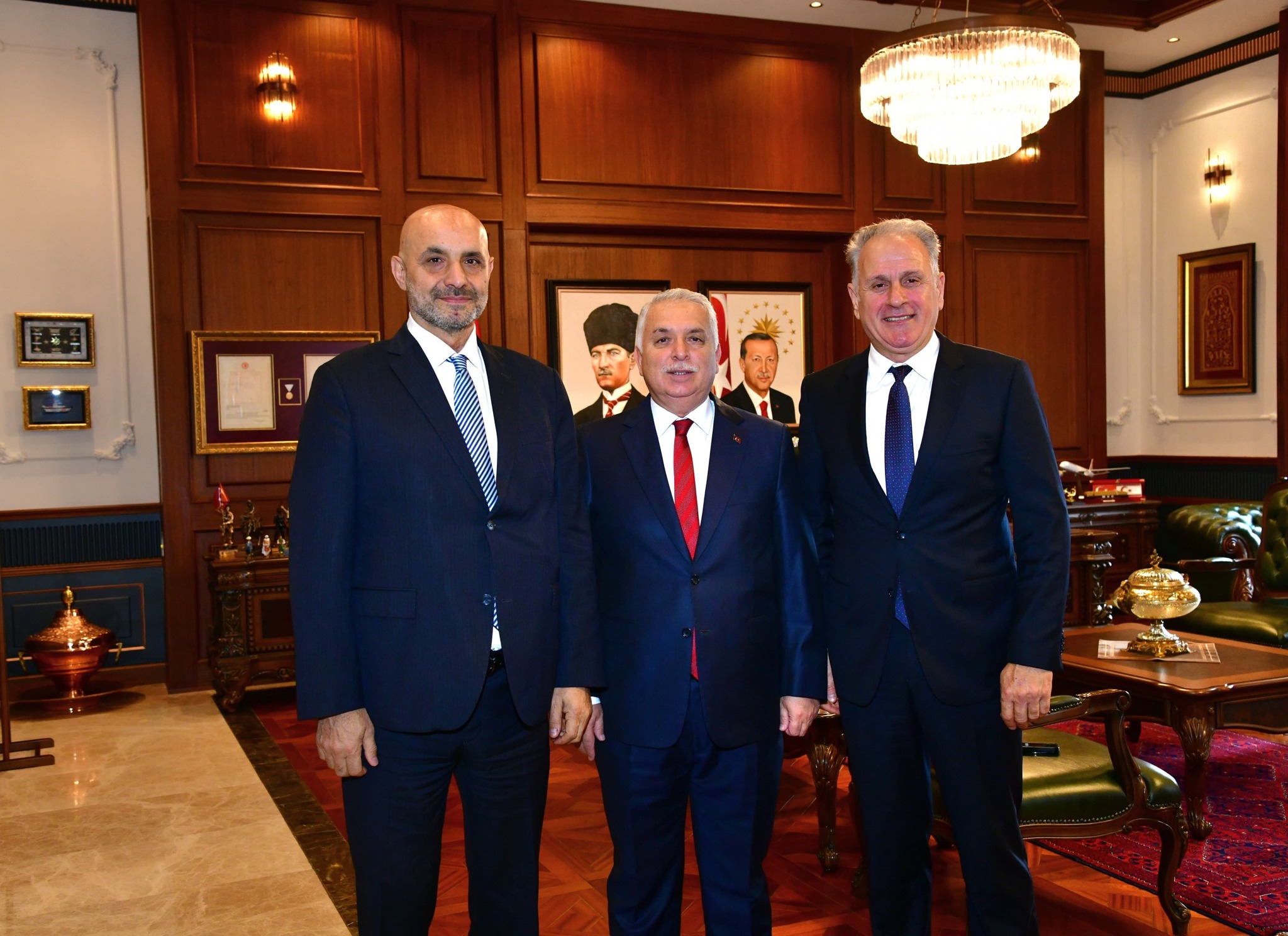 Vali Yıldırım, Türkiye Binicilik Federasyonu Yönetimini Kabul Etti