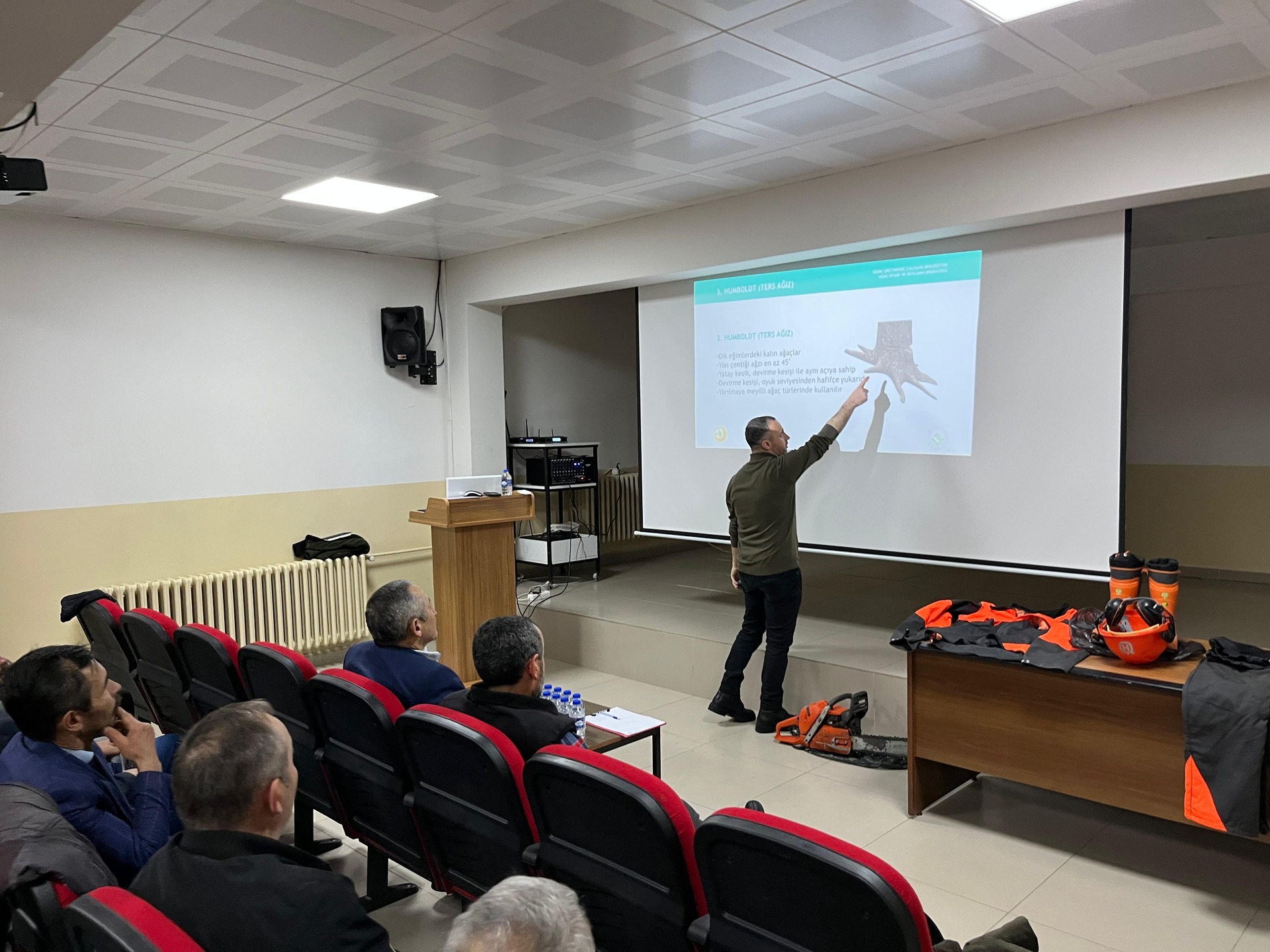 Ağaç Kesme ve Boylama Operatörü Eğitimi Düzenlendi