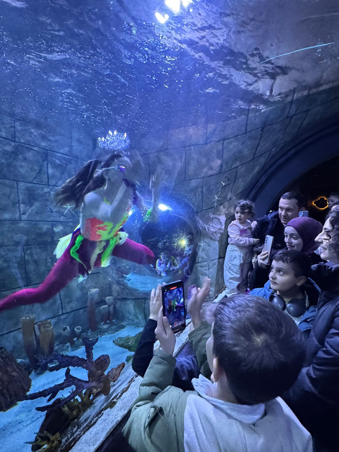 Trabzon Akvaryum’da Su Balesi Gösterisi Yeniden Başladı