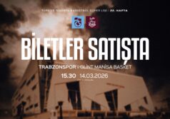 Basketbol Takımımızın Glint Manisa Basket maçı biletleri satışa çıktı