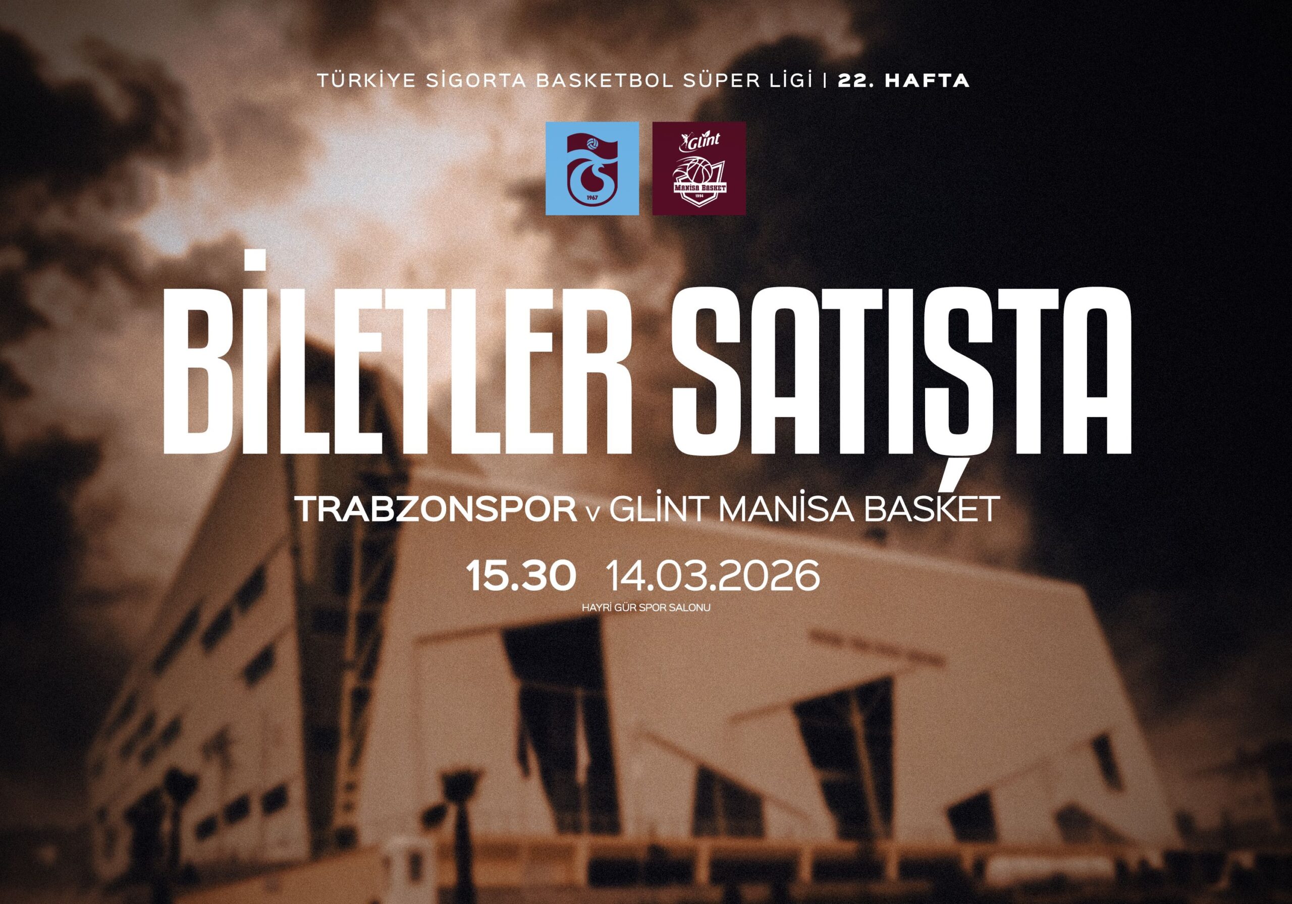 Basketbol Takımımızın Glint Manisa Basket maçı biletleri satışa çıktı