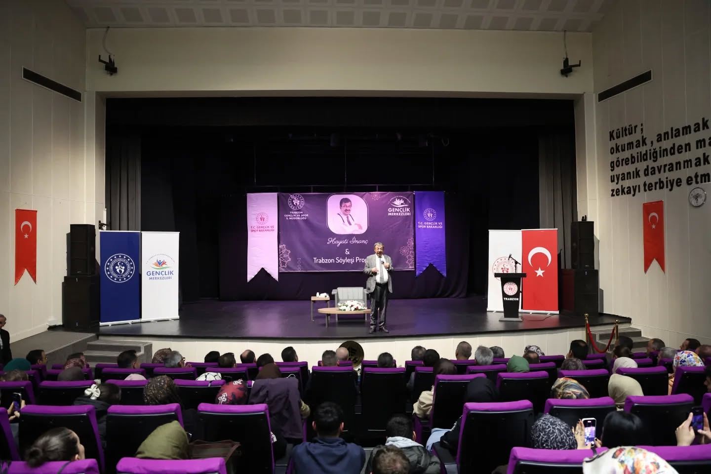 Trabzon Gençlik ve Spor İl Müdürlüğü Gençleri Değerlerle Buluşturdu