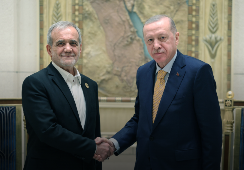 Cumhurbaşkanı Erdoğan’ın, İran Cumhurbaşkanı Pezeşkiyan ile görüşmesine ilişkin açıklama