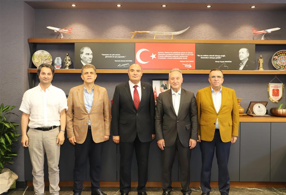 Görev Süresi Dolan Ortahisar Kaymakamı Sayın Gürkan Demirkale’nin Veda Ziyareti