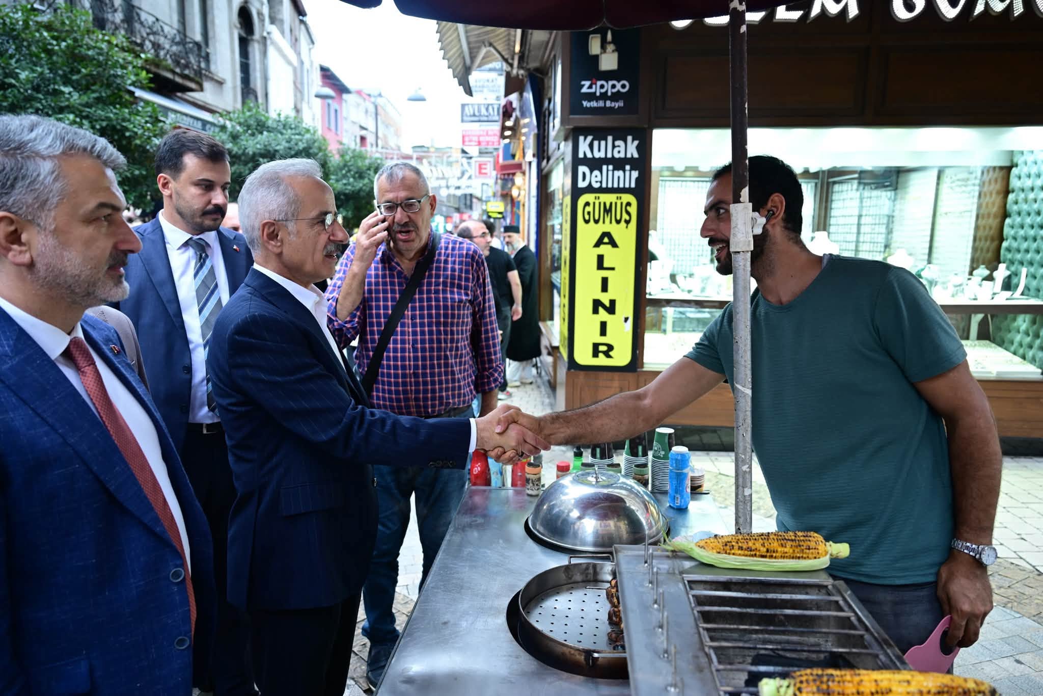 Uraloğlu Trabzon’da Esnafın Taleplerini Dinledi
