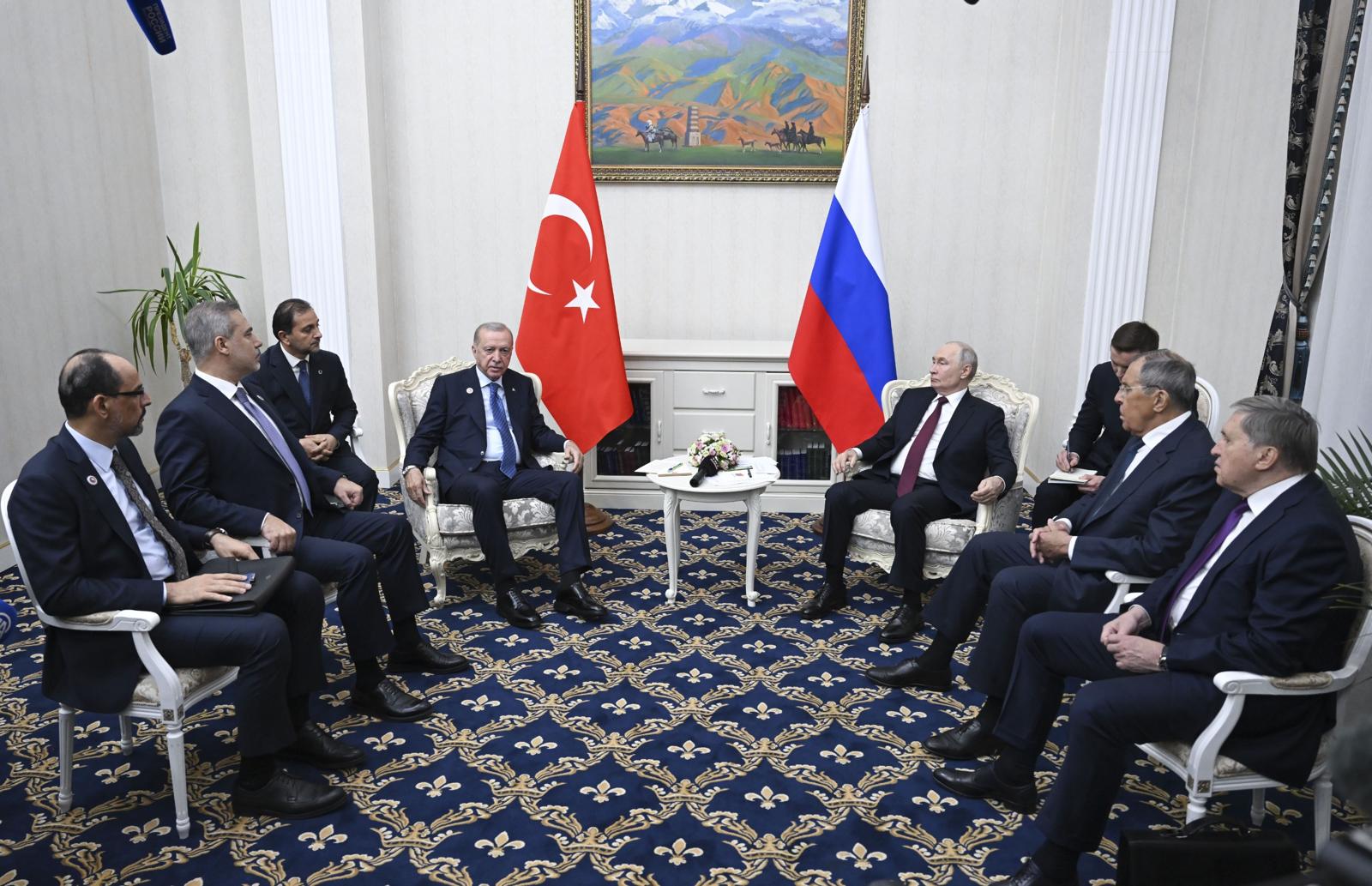 Cumhurbaşkanı Erdoğan’ın, Rusya Devlet Başkanı Putin ile görüşmesine ilişkin açıklama